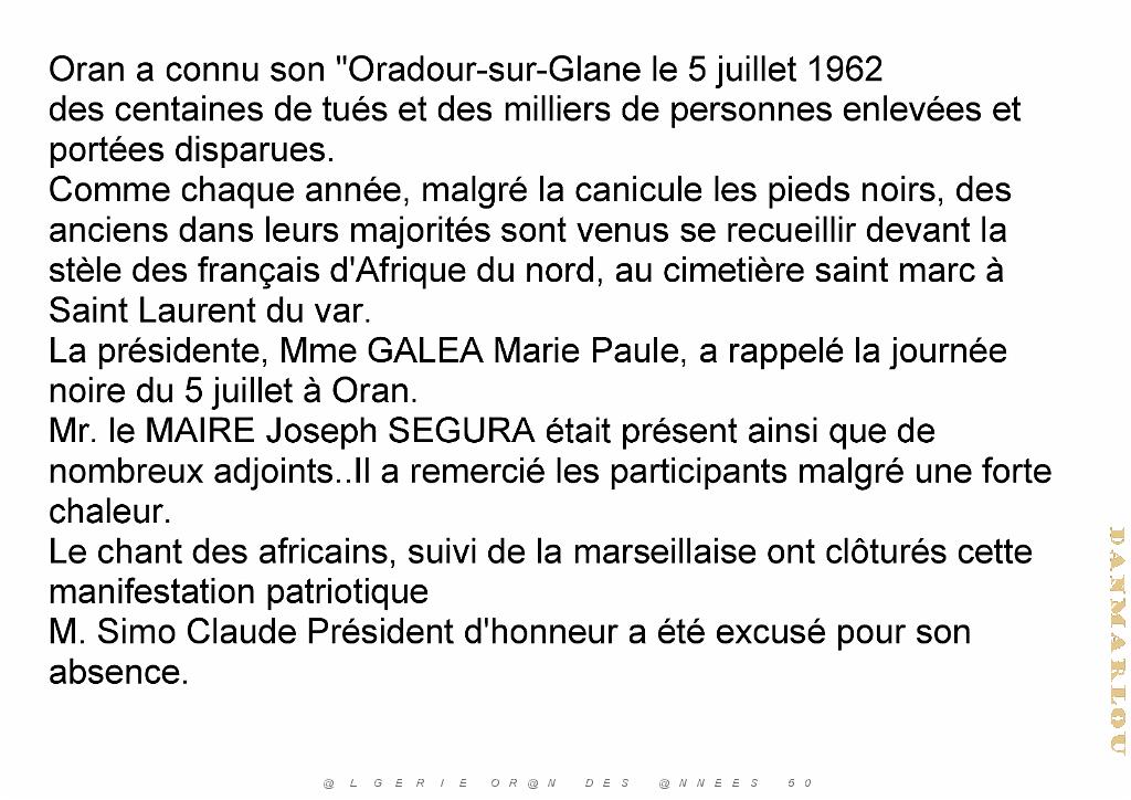 2019 07 05 ST LAURENT DU VAR HOMMAGE A NOS DISPARUS ET MORTS DU 5 07 1962 A ORAN (1).jpg